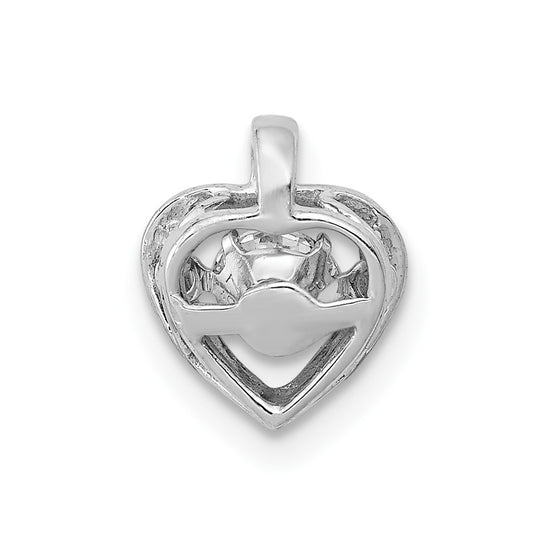 Vibrant Diamond Heart Pendants