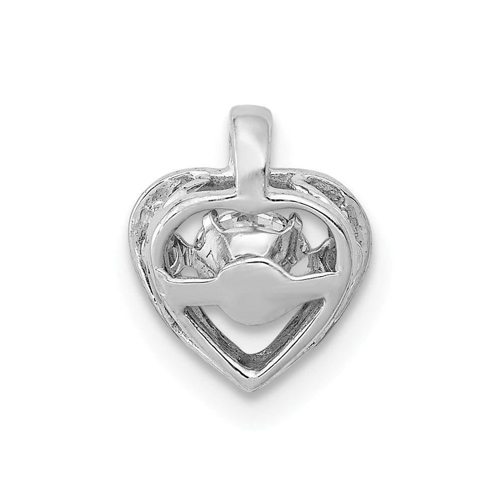 Vibrant Diamond Heart Pendants