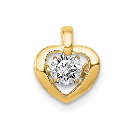 Vibrant Diamond Heart Pendants