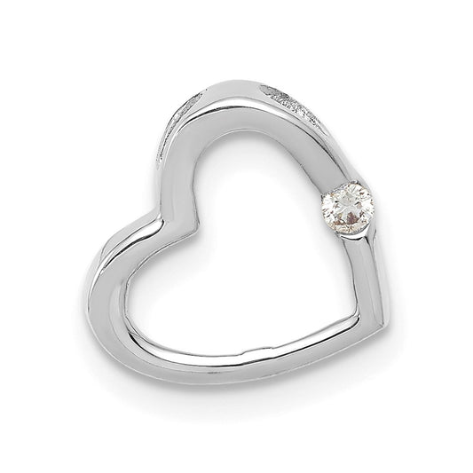 Diamond Heart Chain Slides