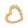Diamond Heart Chain Slides
