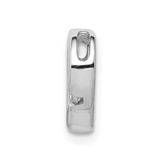 Gold Heart with Diamond Chain Slide