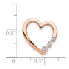 Diamond Heart Chain Slides