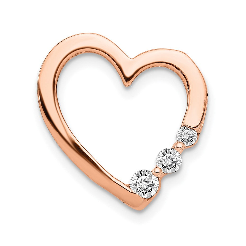 Diamond Heart Chain Slides