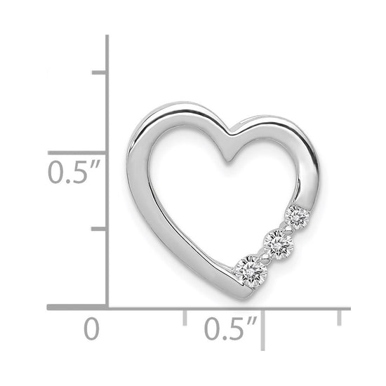 Diamond Heart Chain Slides
