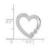 Diamond Heart Chain Slides