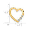 Diamond Heart Chain Slides