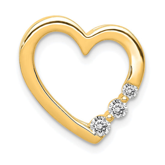 Diamond Heart Chain Slides