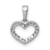 Gold Diamond Heart Pendant