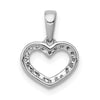 Gold Diamond Heart Pendant