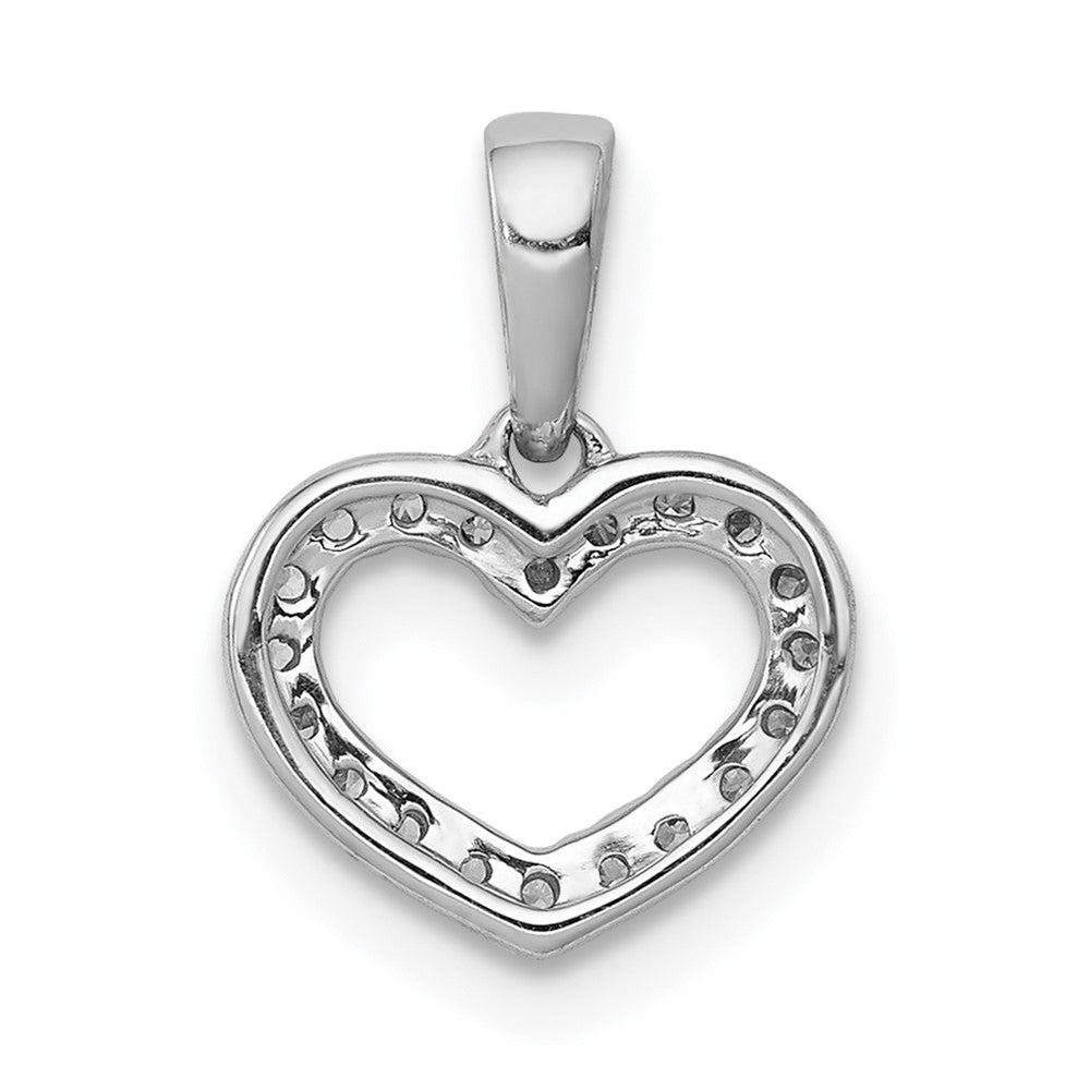 Gold Diamond Heart Pendant