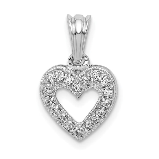 Diamond Heart Pendants