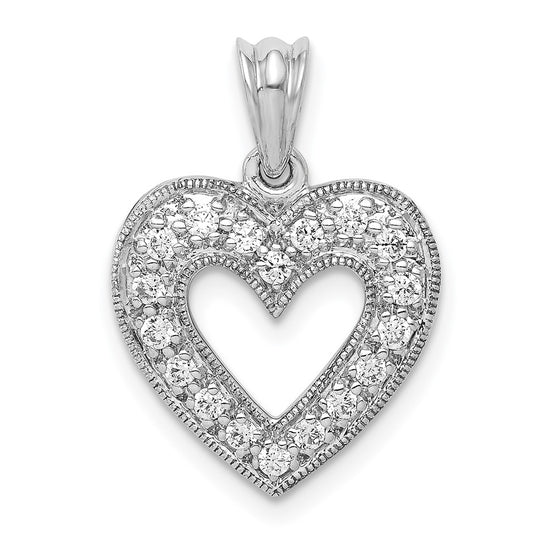 Diamond Heart Pendants