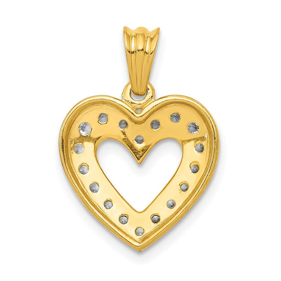 Diamond Heart Pendants