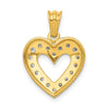 Diamond Heart Pendants