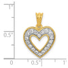 Diamond Heart Pendants
