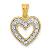 Diamond Heart Pendants