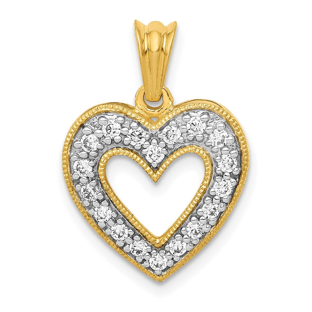 Diamond Heart Pendants