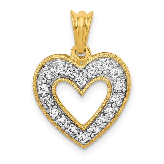 Diamond Heart Pendants