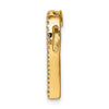 Gold Diamond Heart Chain Slide