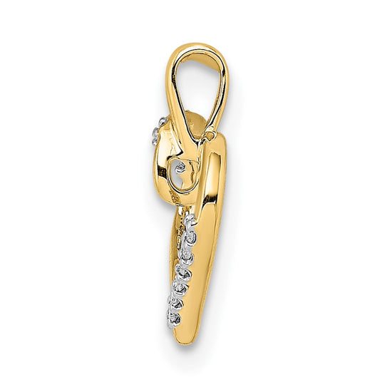 Diamond Heart Pendants