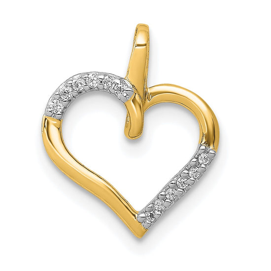 Diamond Heart Pendants