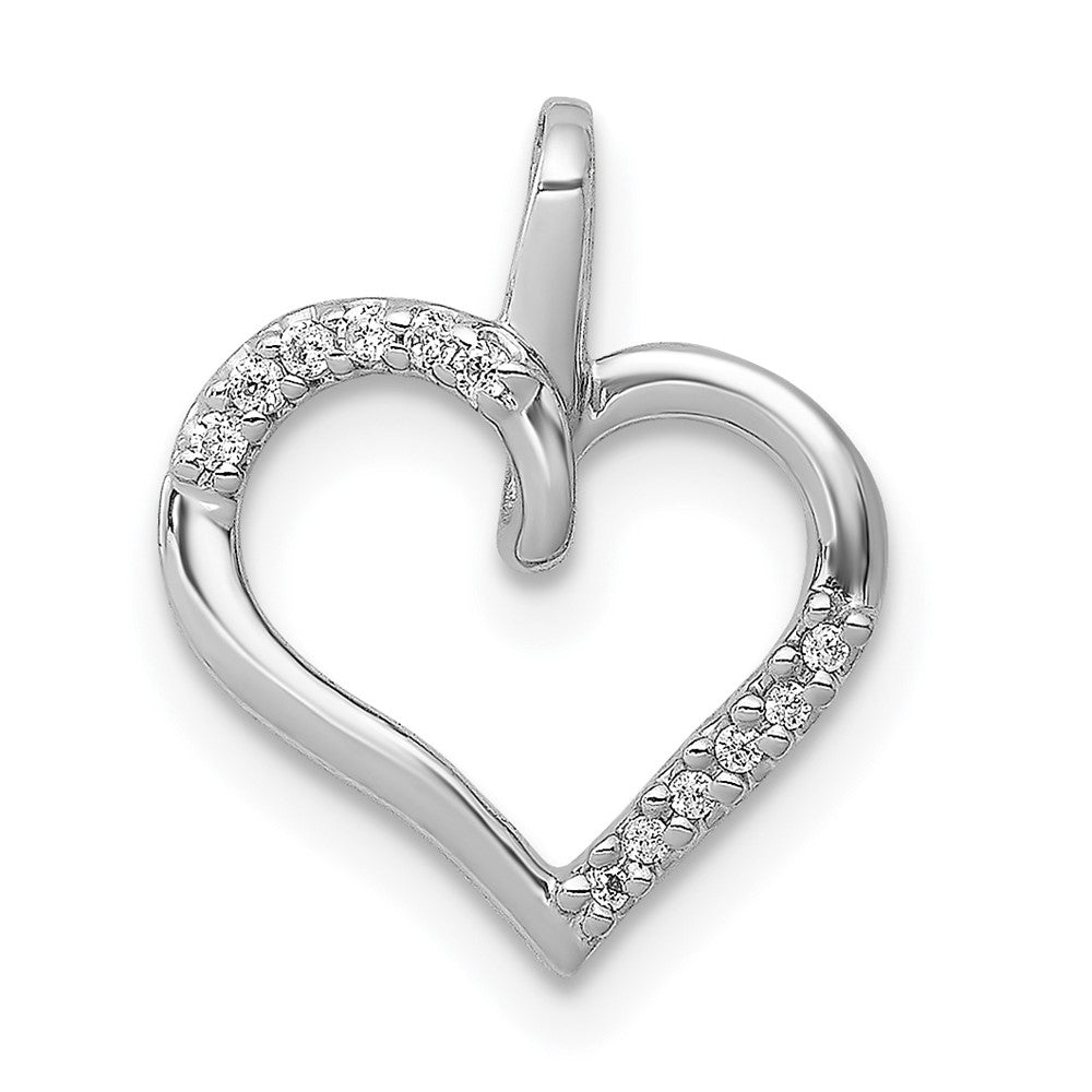 Diamond Heart Pendants