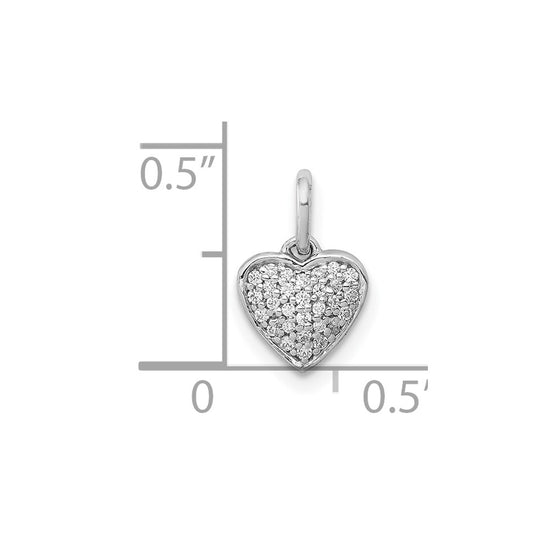 Gold Diamond Heart Pendant