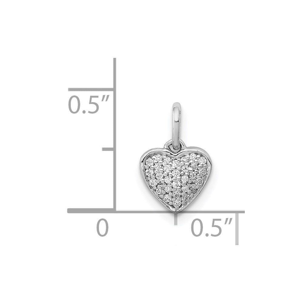 Diamond Heart Pendants
