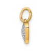 Gold Diamond Heart Pendant