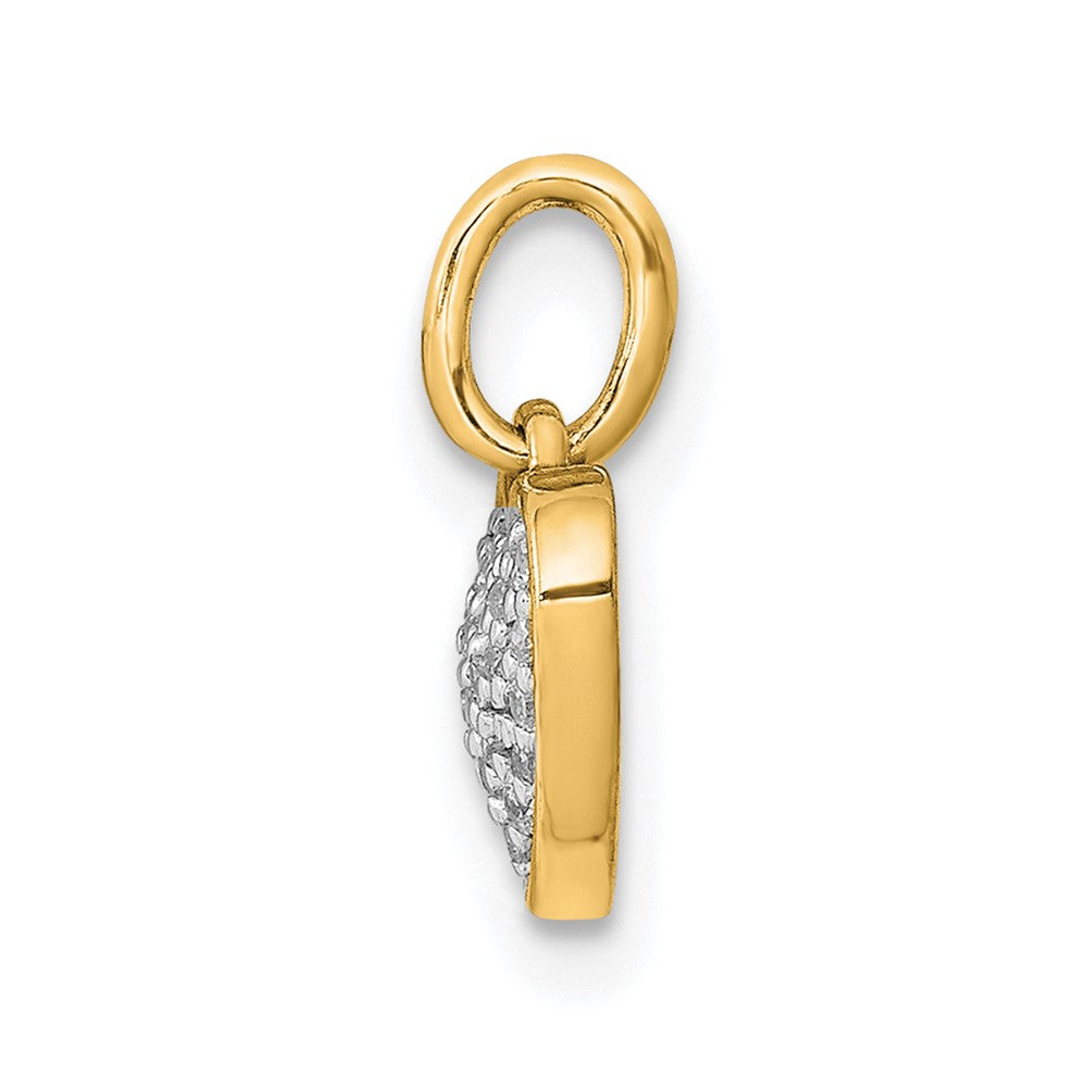 Gold Diamond Heart Pendant