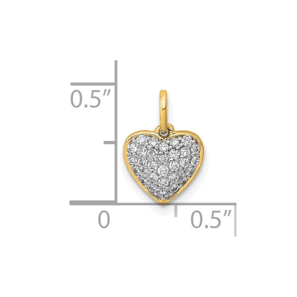 Diamond Heart Pendants