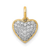 Diamond Heart Pendants