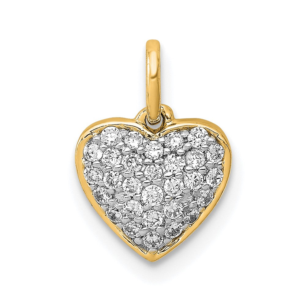 Diamond Heart Pendants