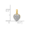 Gold Diamond Heart Pendant