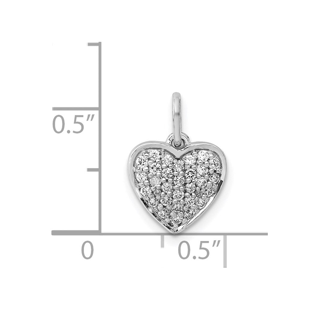 Diamond Heart Pendants