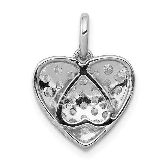 Diamond Heart Pendants