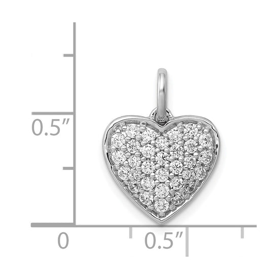 Diamond Heart Pendants