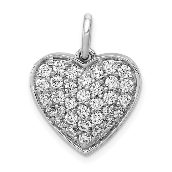 Diamond Heart Pendants