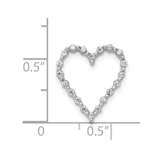 Diamond Heart Chain Slides