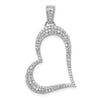 Diamond Heart Pendants