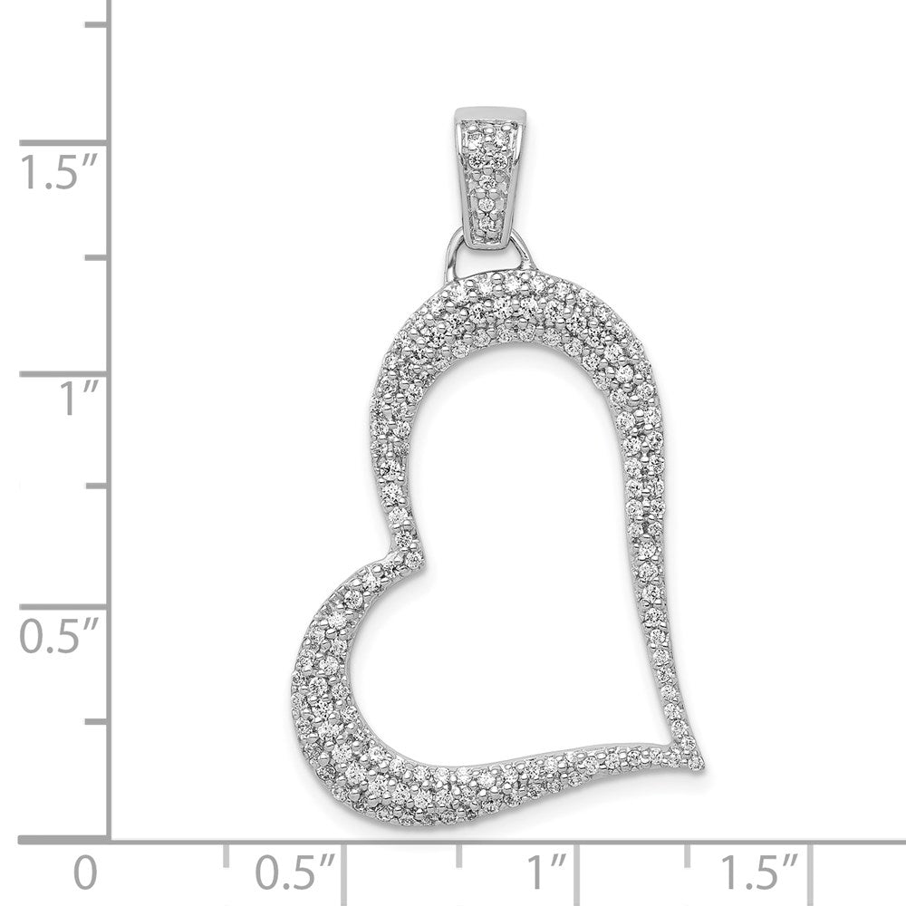 Diamond Heart Pendants