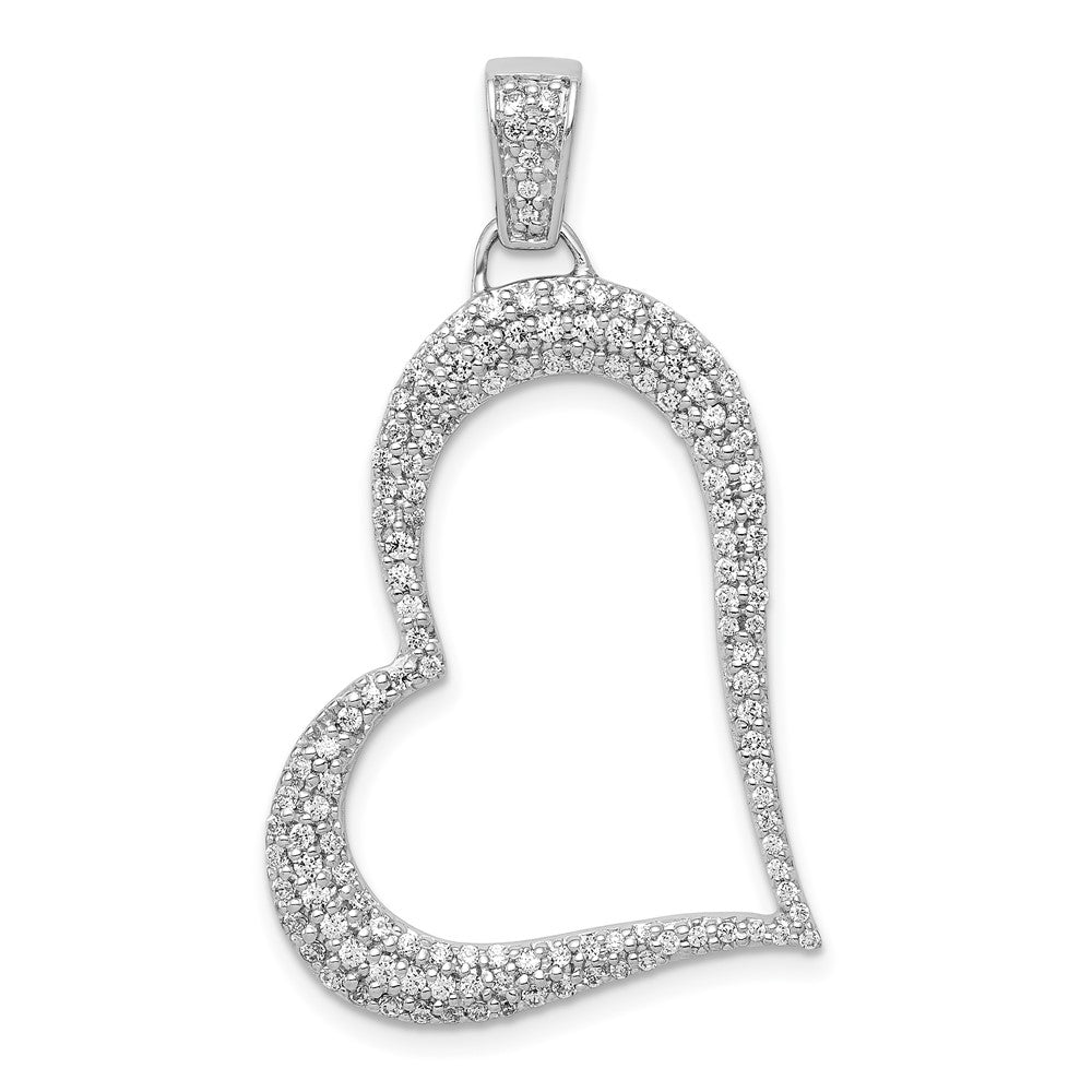 Diamond Heart Pendants
