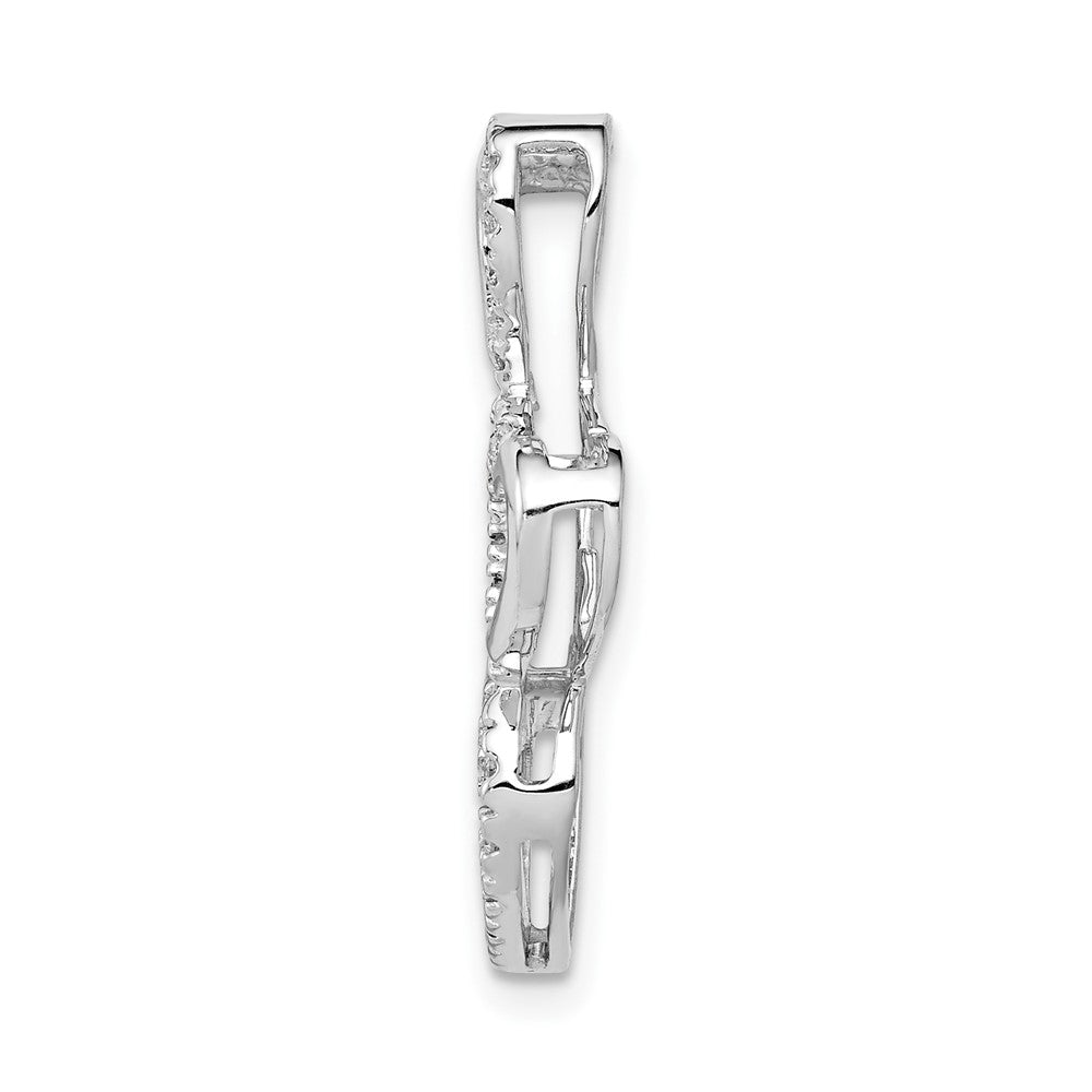 Diamond Triple Heart Chain Slides