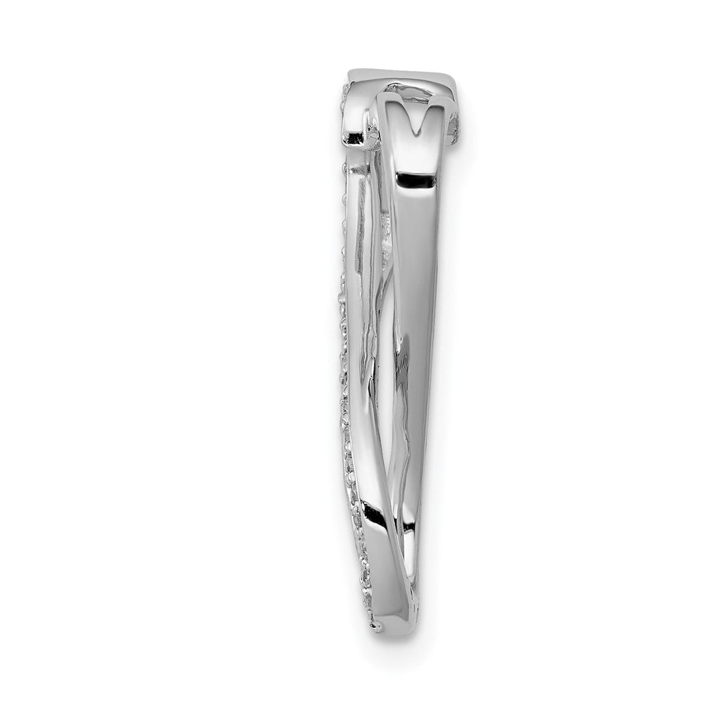 Diamond Freeform Heart Infinity Chain Slides