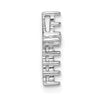 Diamond Cross Chain Slides