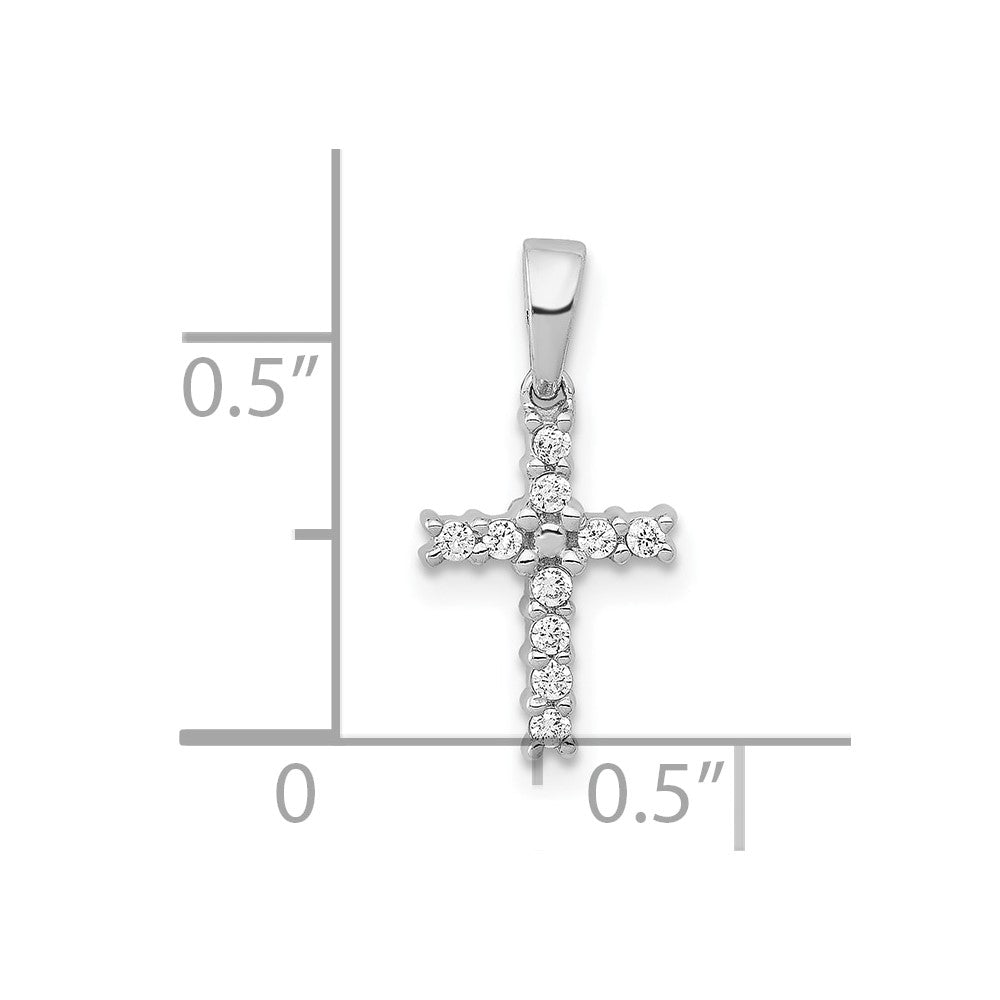 Diamond Latin Cross Pendants