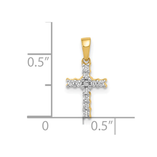 Diamond Latin Cross Pendants