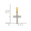 Diamond Latin Cross Pendants