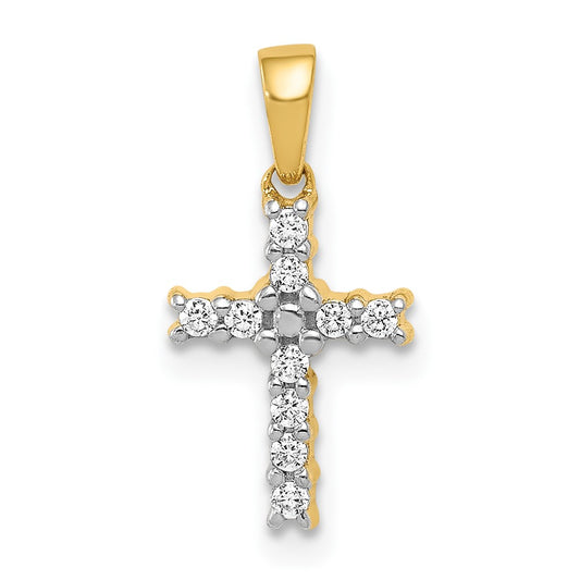 Diamond Latin Cross Pendants